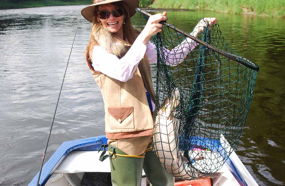 fishing on the river tay