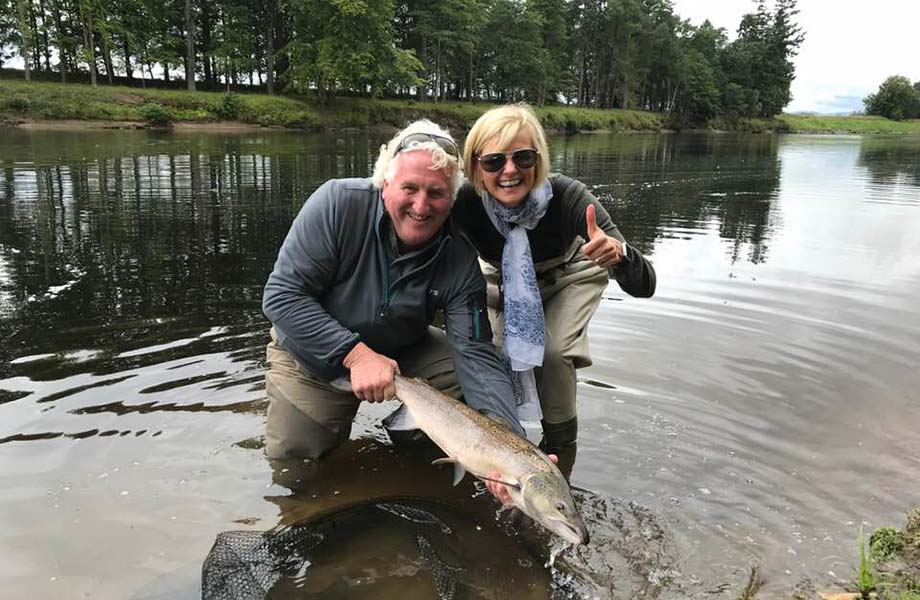 Fishing The Tay at Meikleour