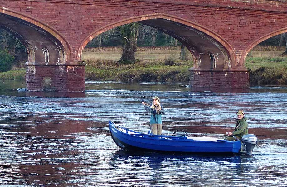 Fishing The Tay at Meikleour