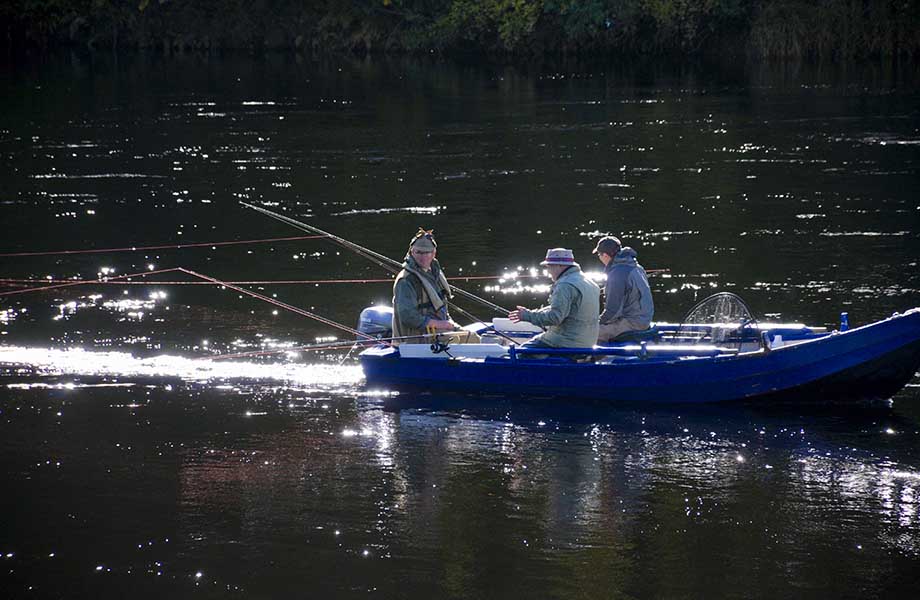 Fishing The Tay at Meikleour